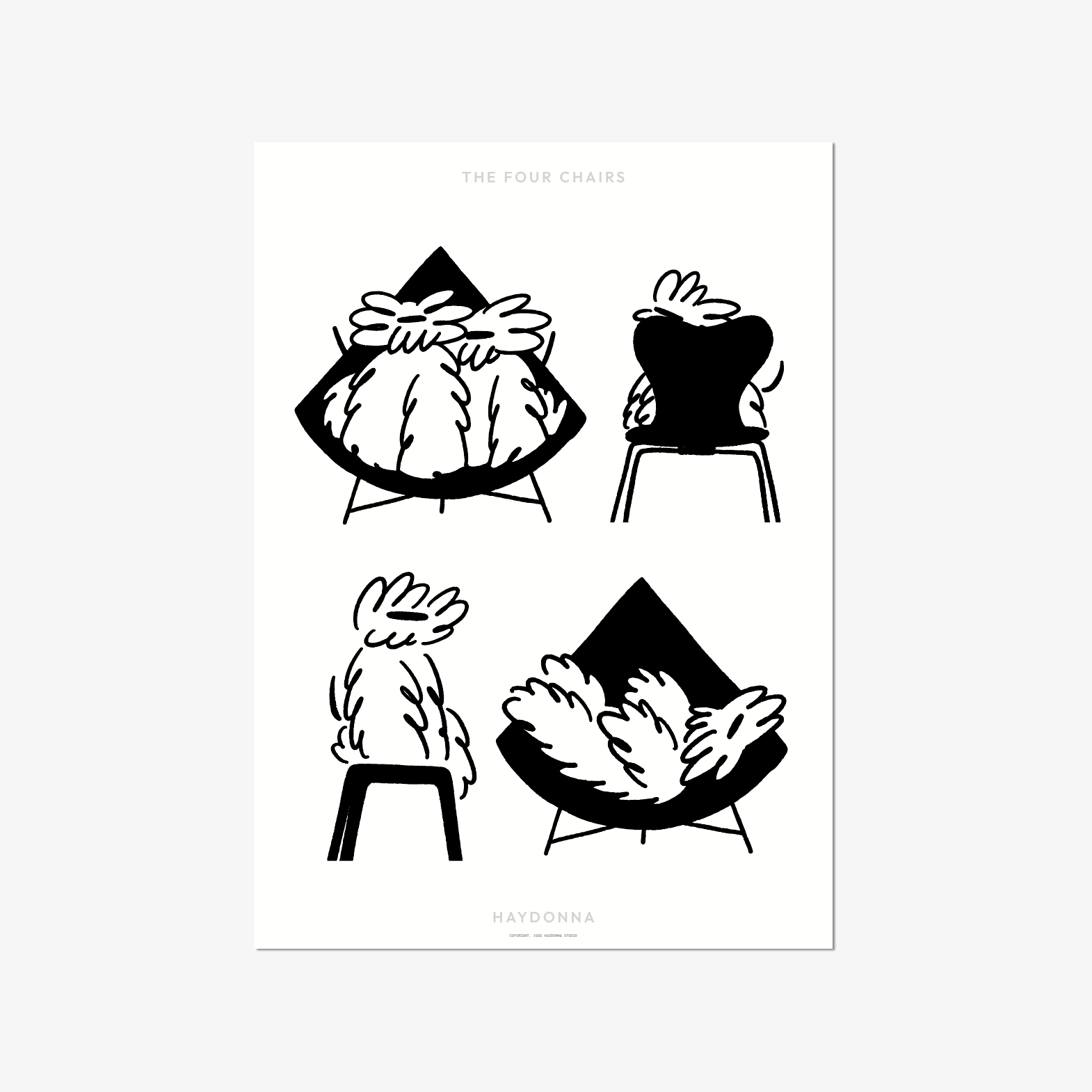 The Four Chairs - Black Chairs