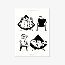 The Four Chairs - Black Chairs