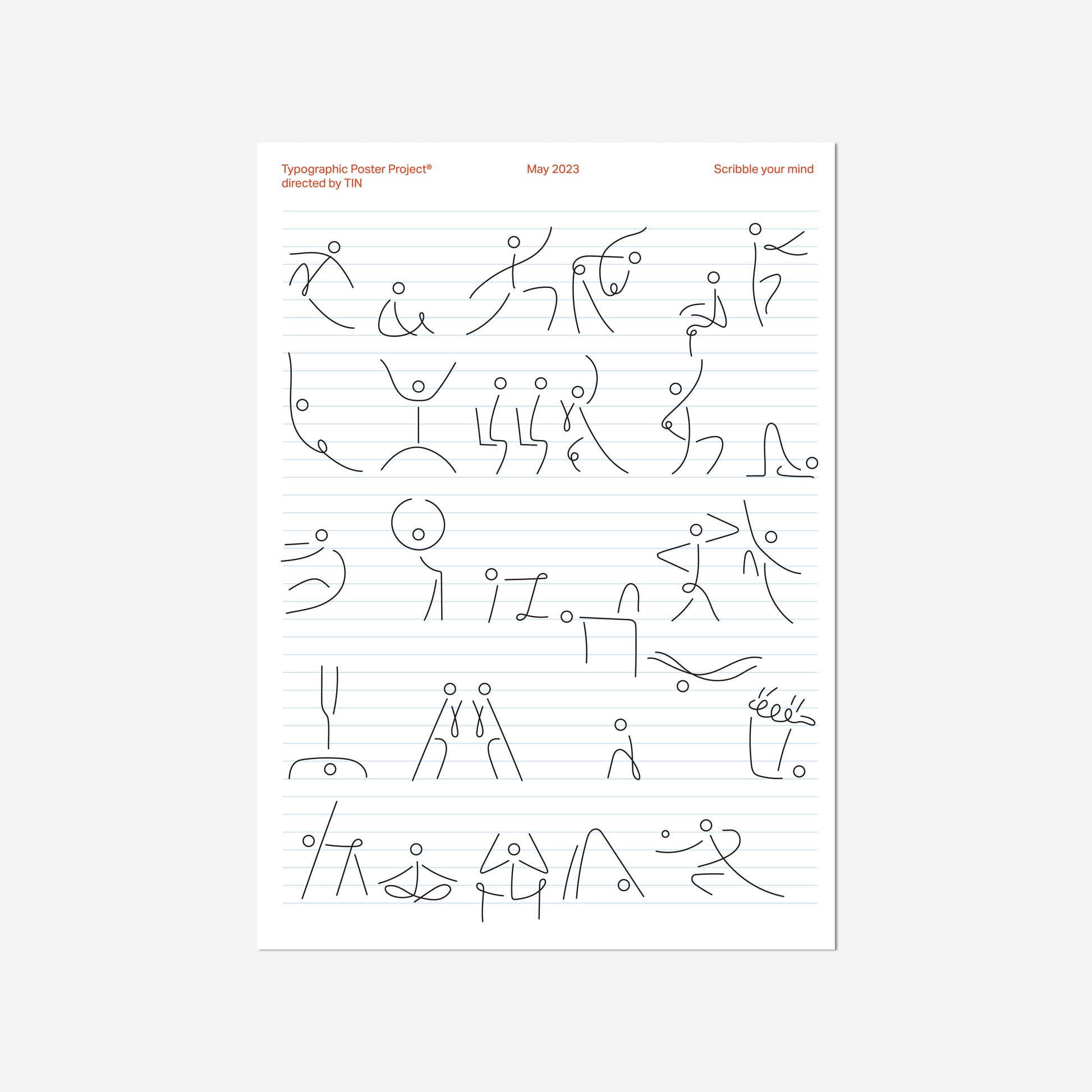 Scribble Your Mind Poster